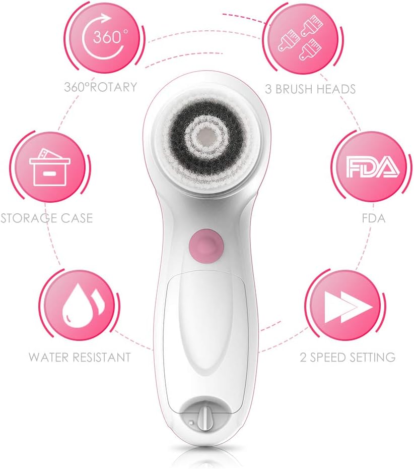 GlowPure Elektrisk Ansiktsbørstesett – Strålende hud på en enkel måte!